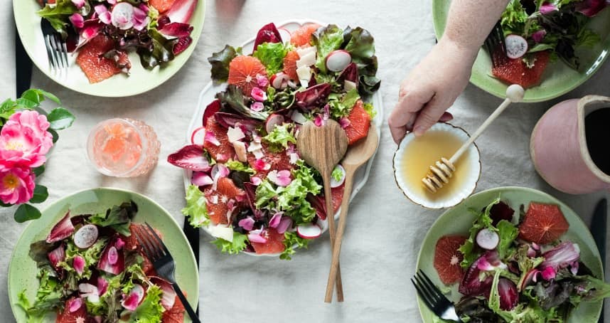 colorful salads