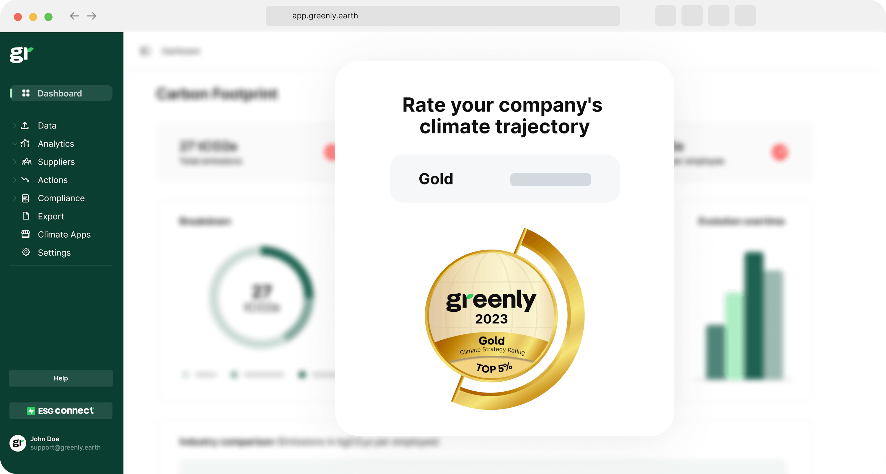 gold medal download from greenly