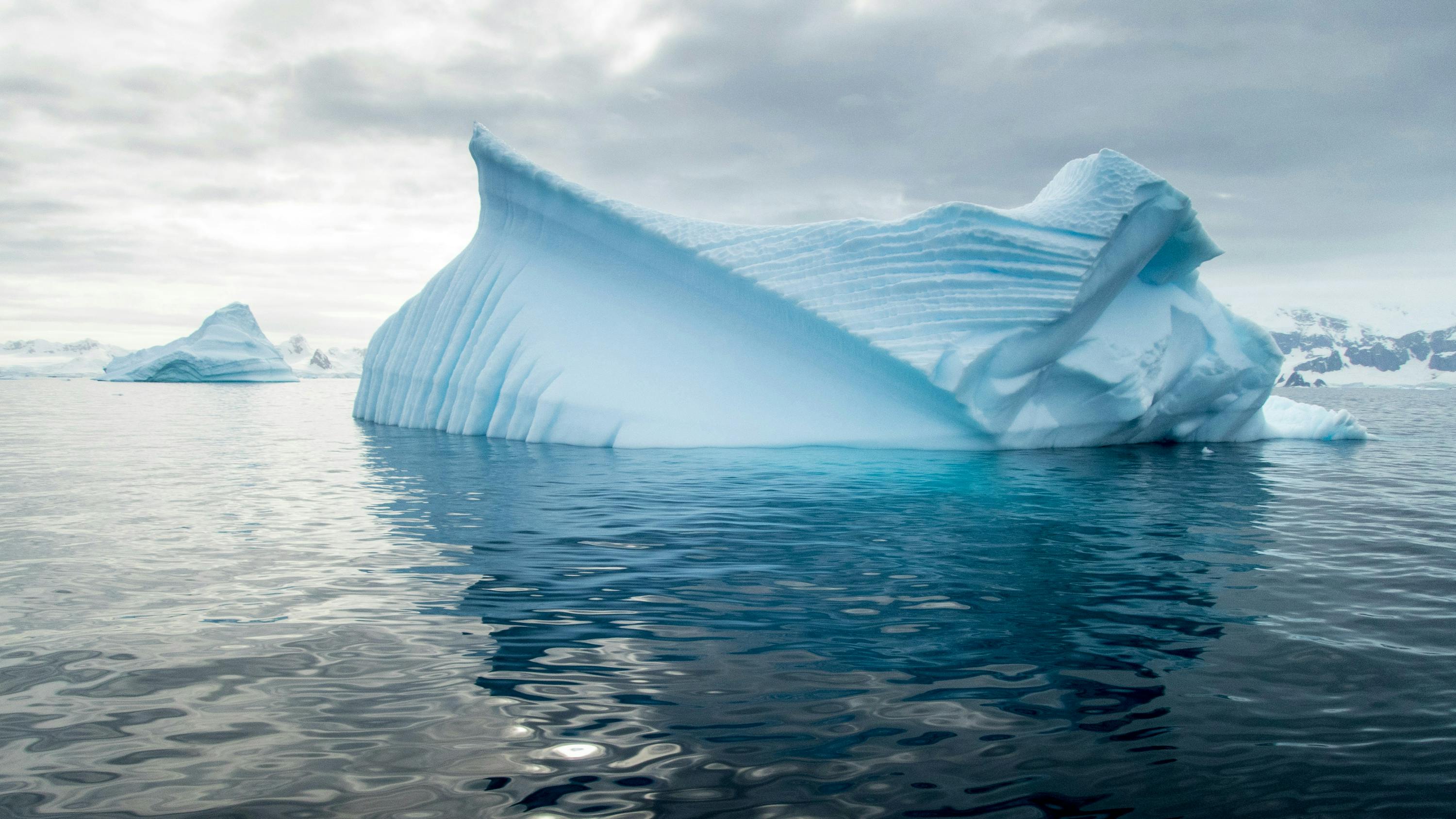 An iceberg in the Antarctic Ocean