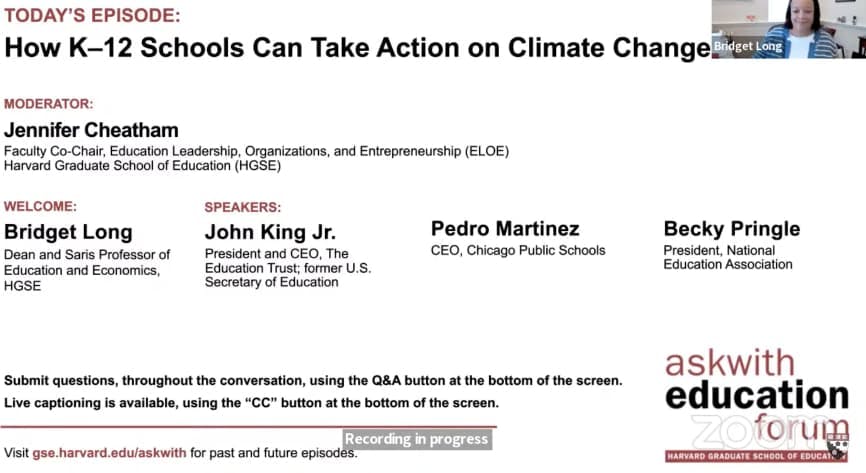 k-12 education climate change