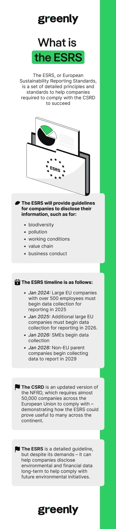 resume of the article about ESRS meaning