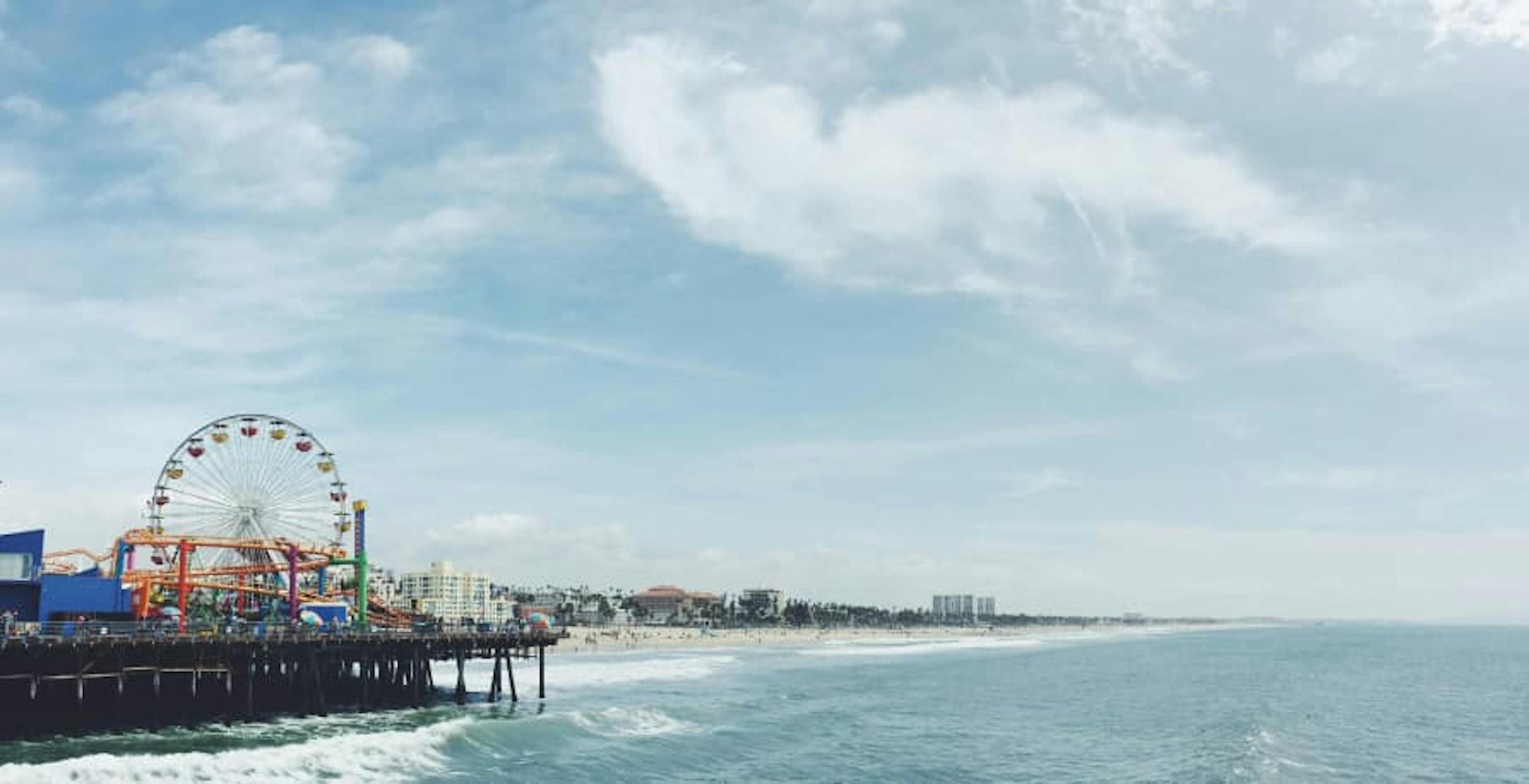 santa monica pier in california