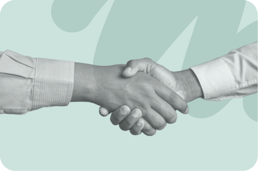 business people shaking hands