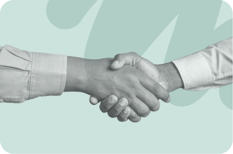 business people shaking hands
