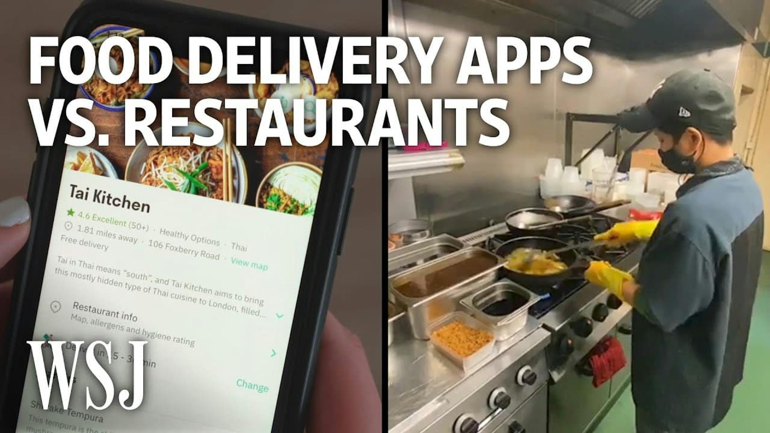 food delivery apps vs restaurants 