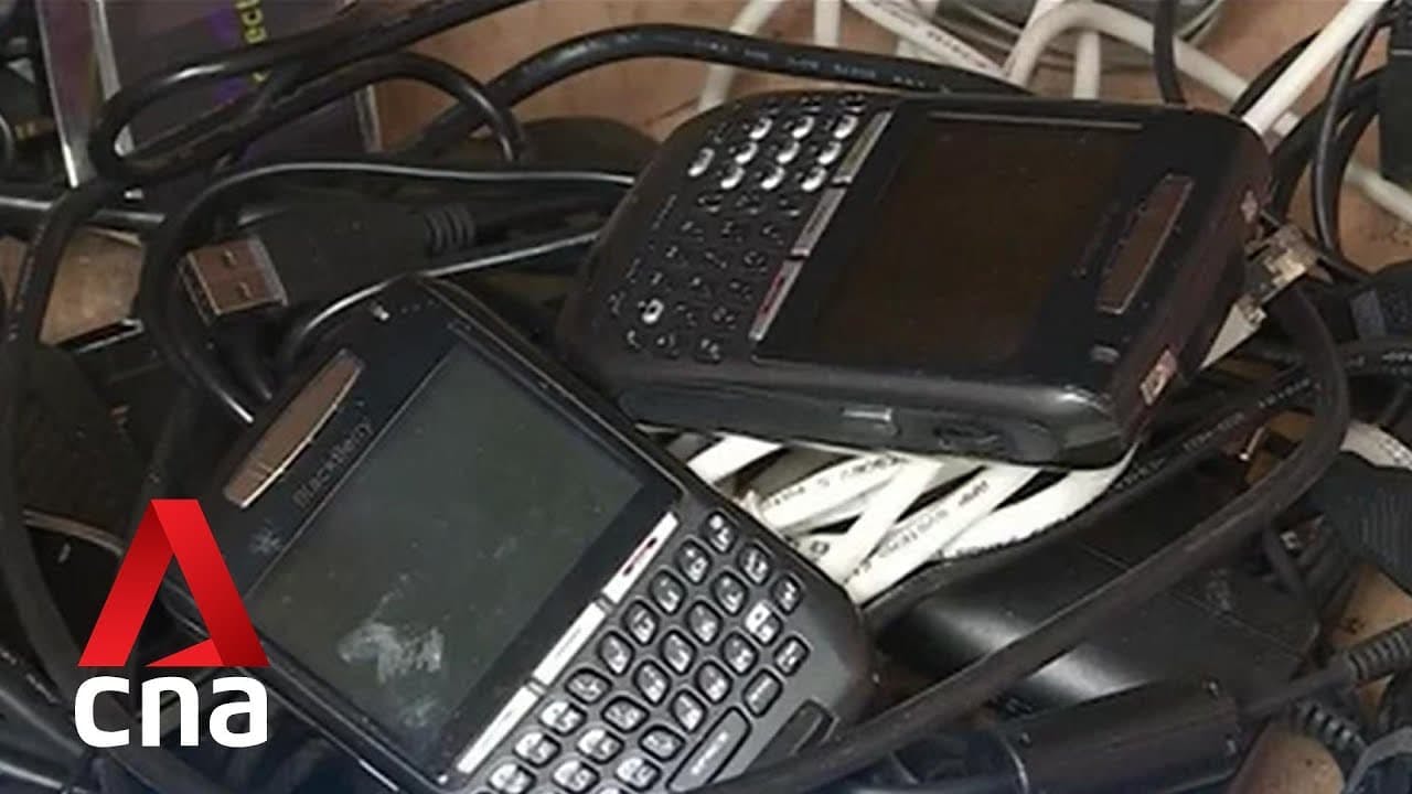 CNA old calculators and phones