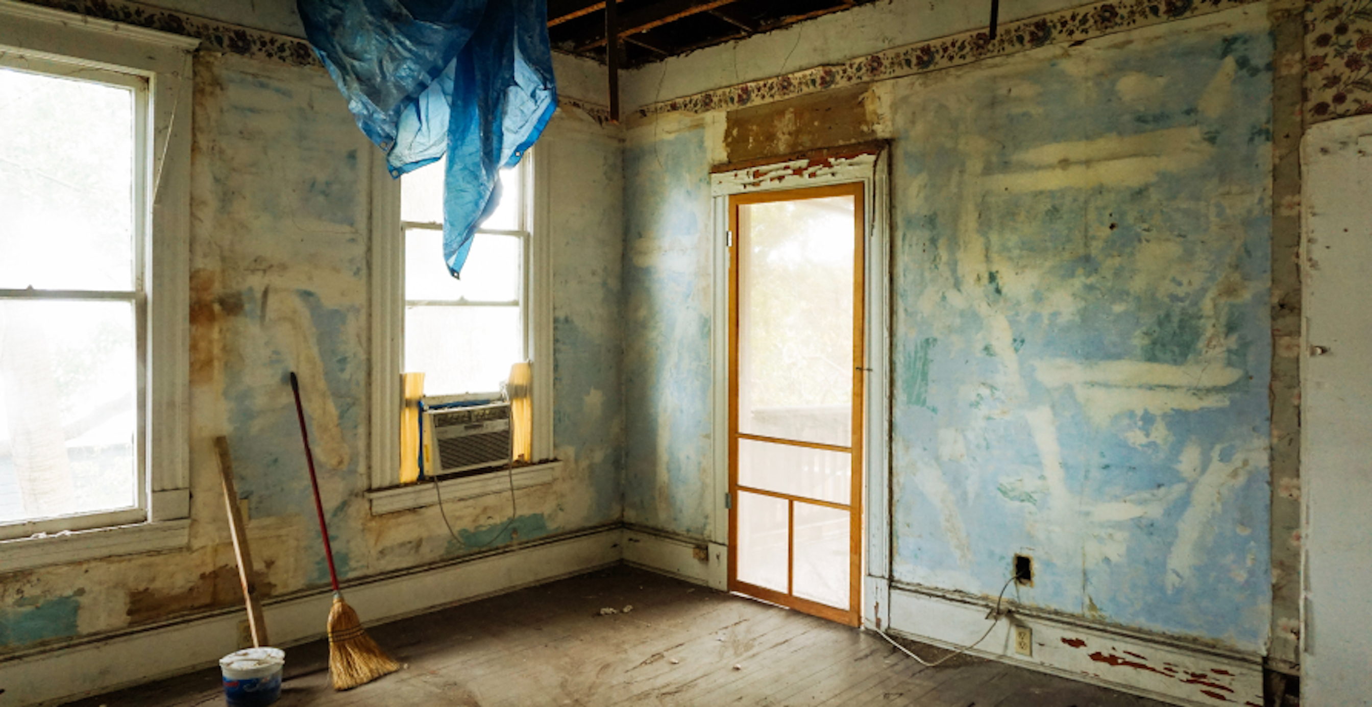 house being renovated