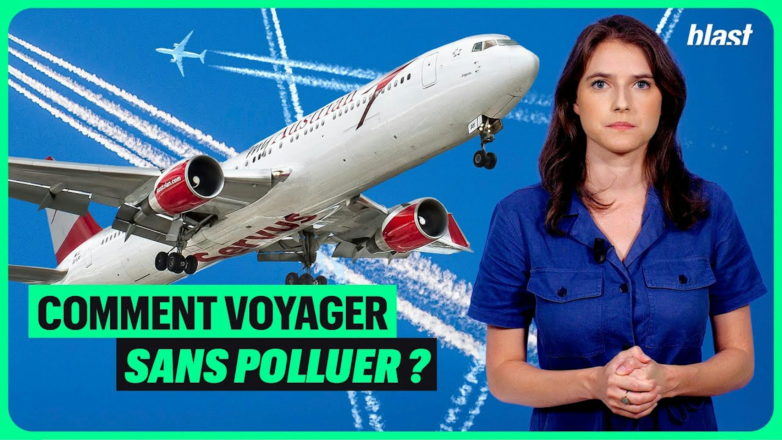 Avion décollant dans le ciel