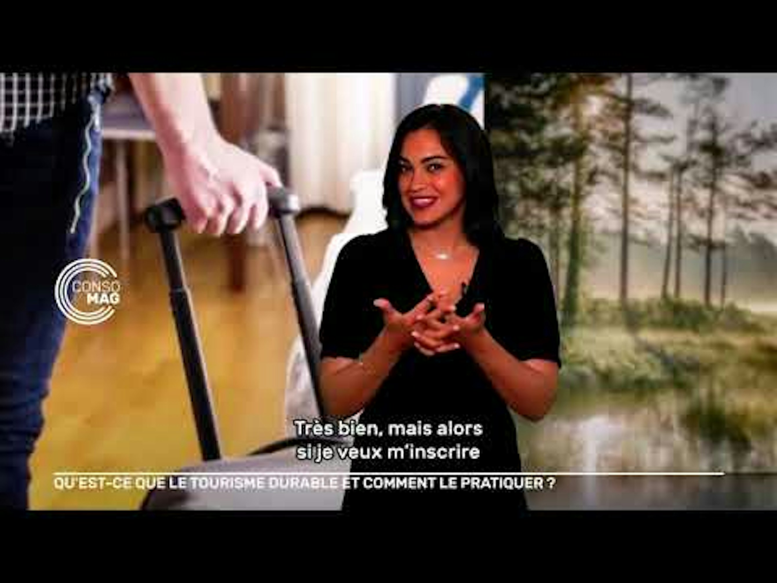 Femme parlant