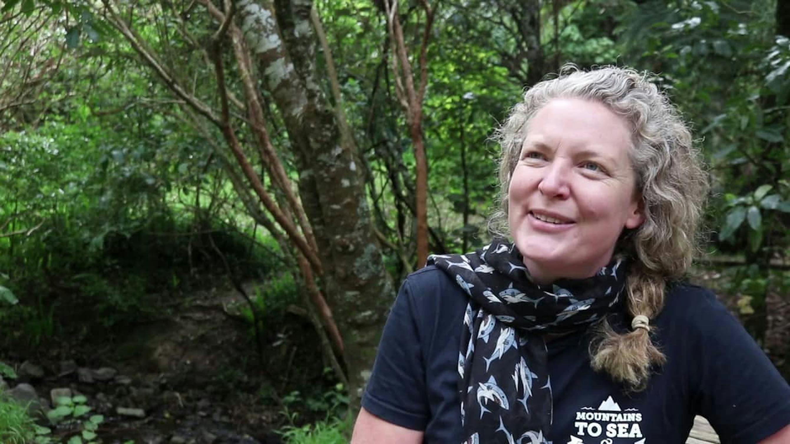 lady working for the natural environment fund