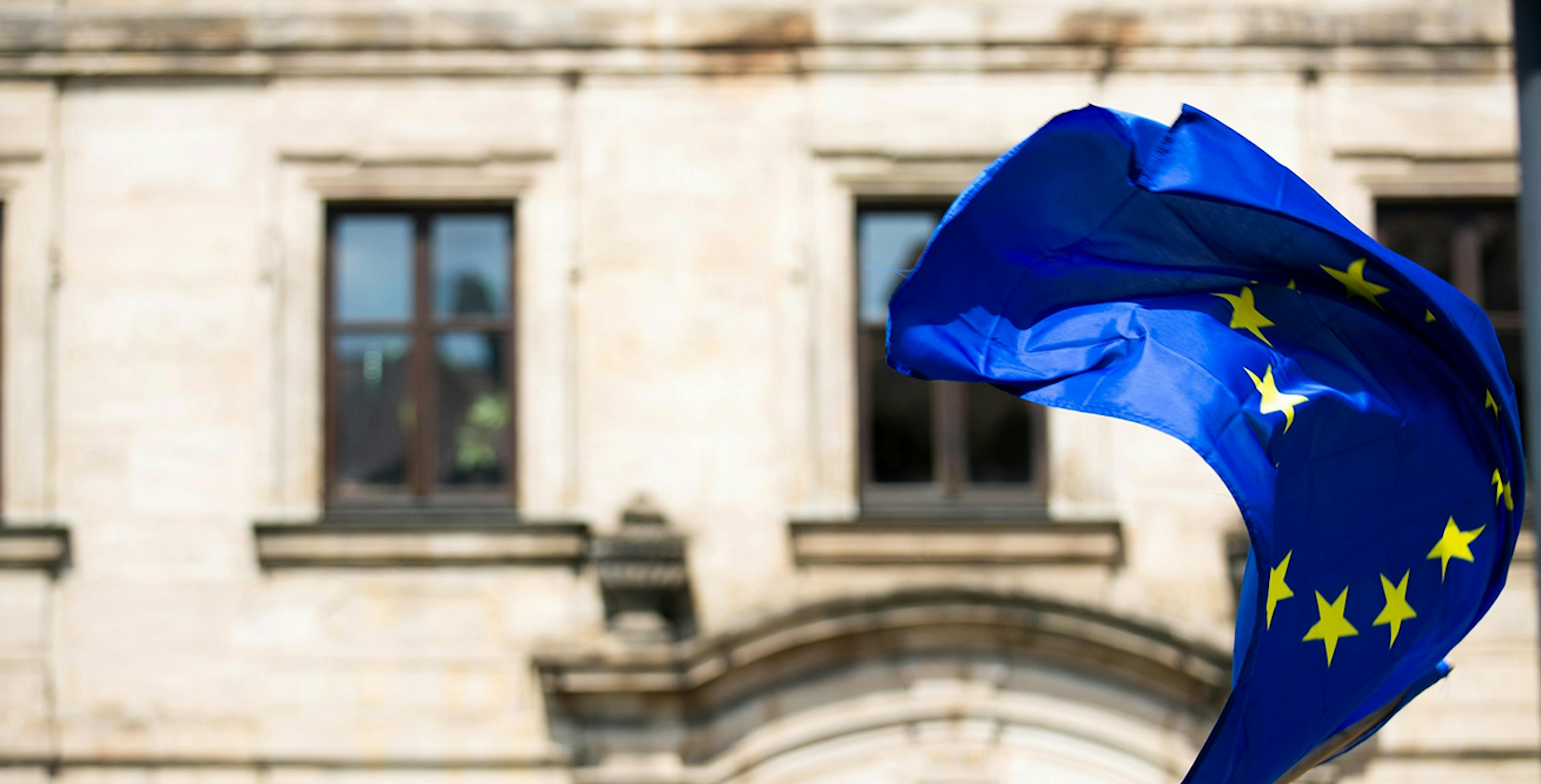 die Flagge der Europäischen Union
