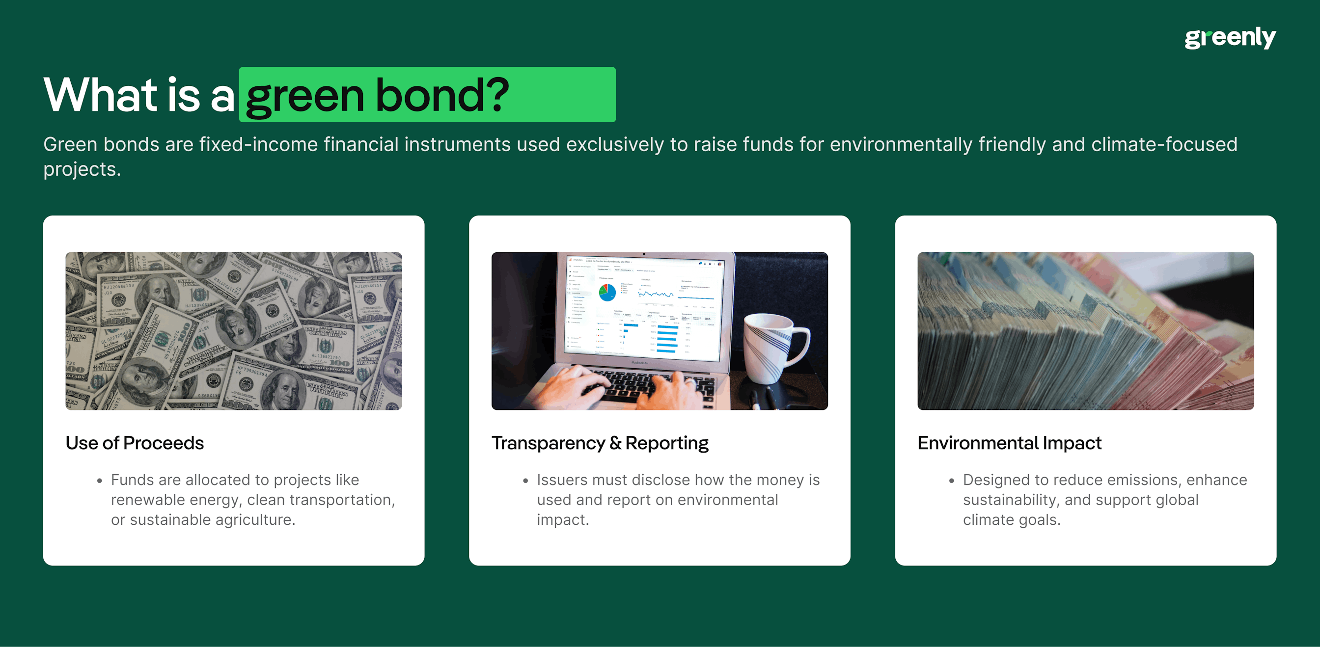 infographic for green bonds
