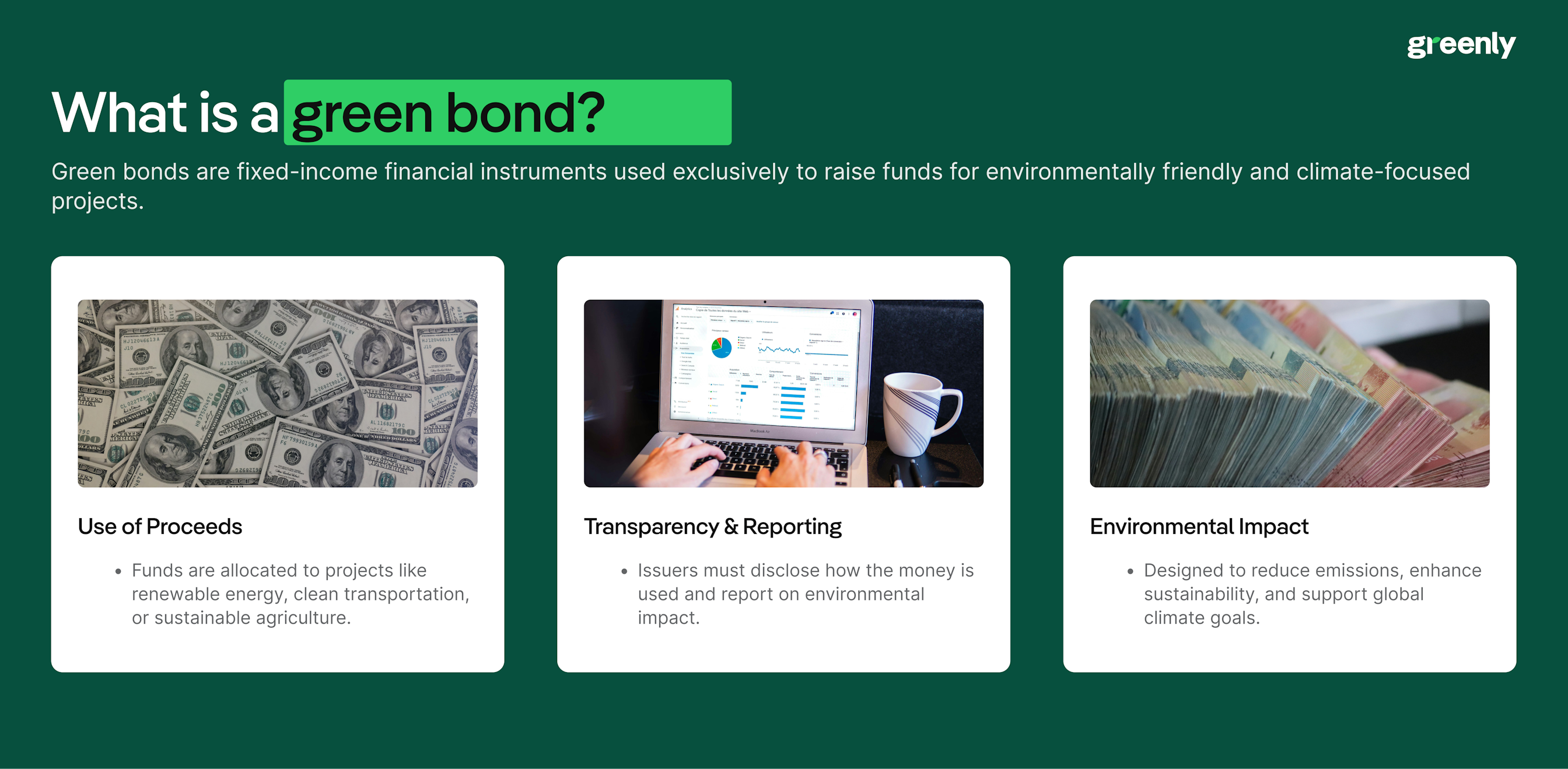 infographic for green bonds
