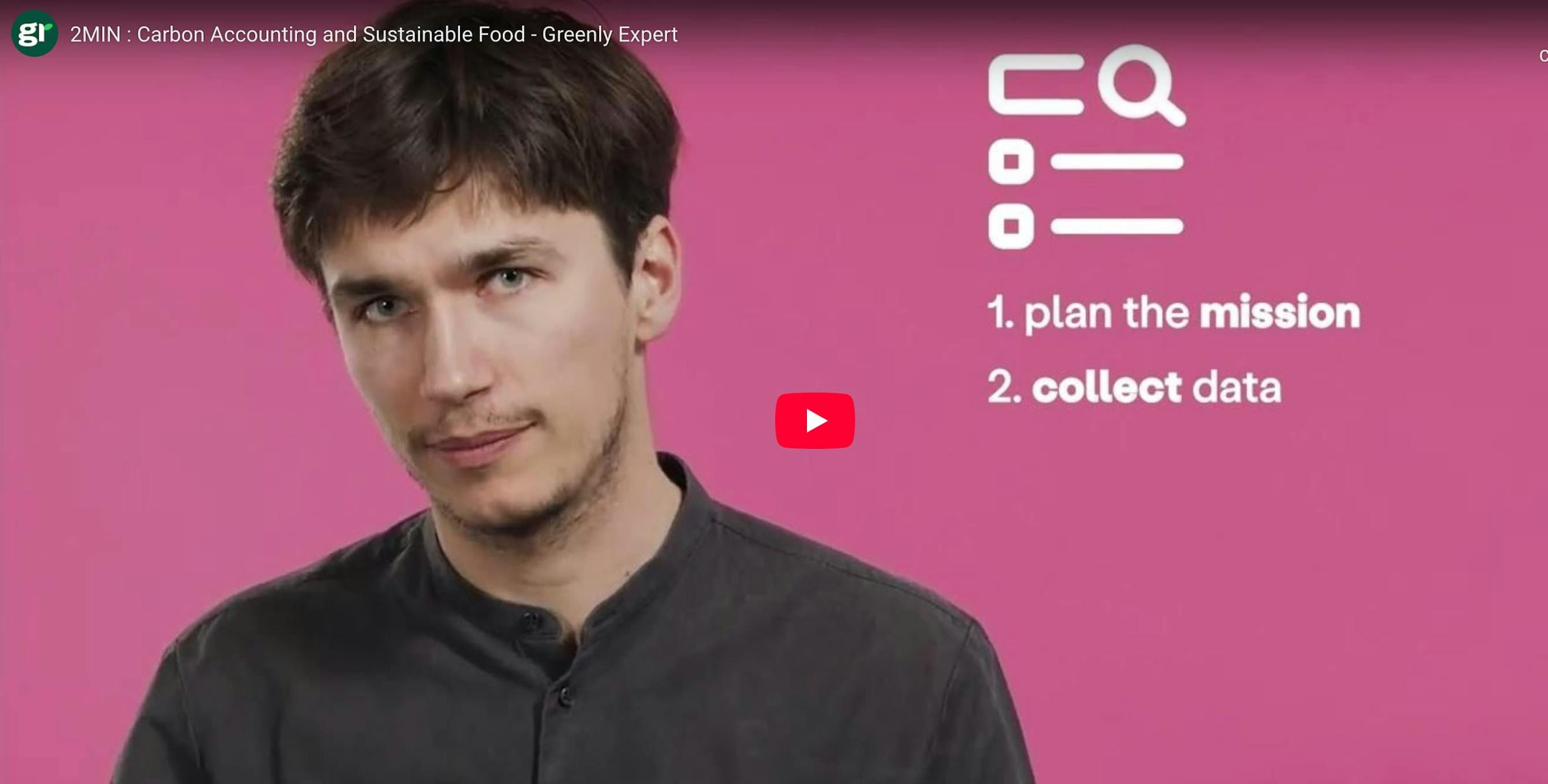 pink background greenly sustainable food youtube thumbnail