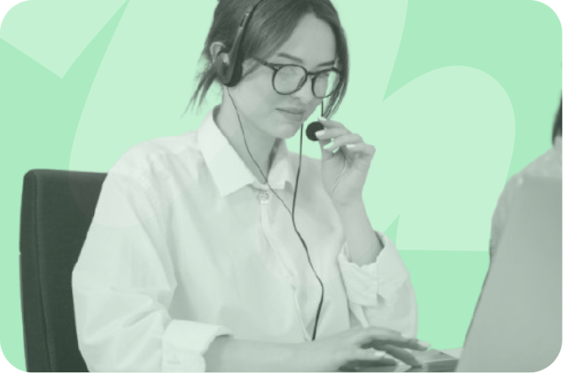 woman on a business call
