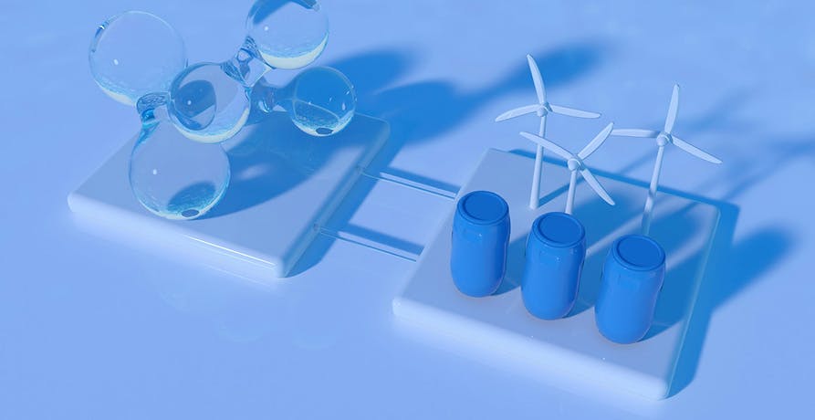 une illustration du cycle de l'hydrogène