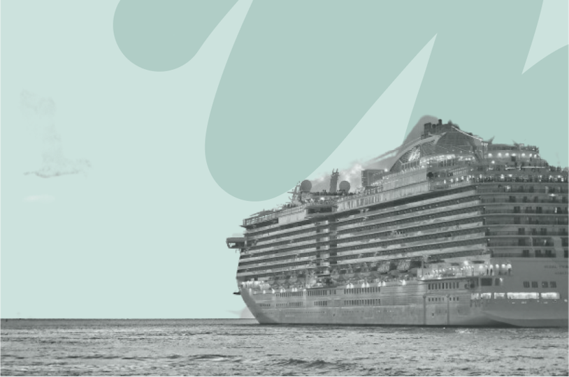 cruise ship on water