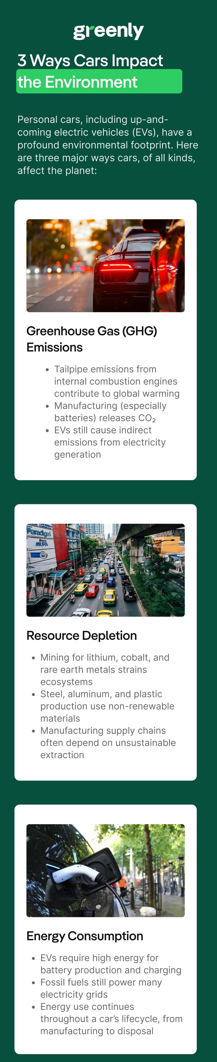 lca of car environmental impact infographic