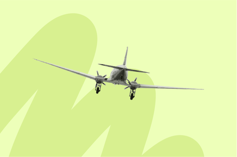 avion en plein vol