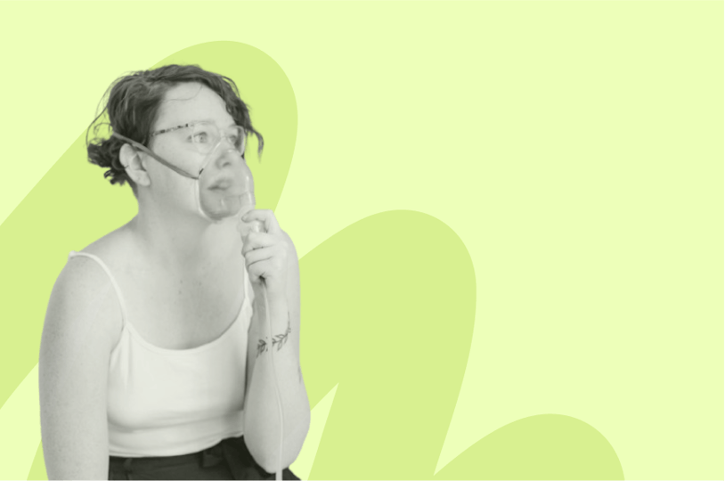 Personne sous assistance respiratoire