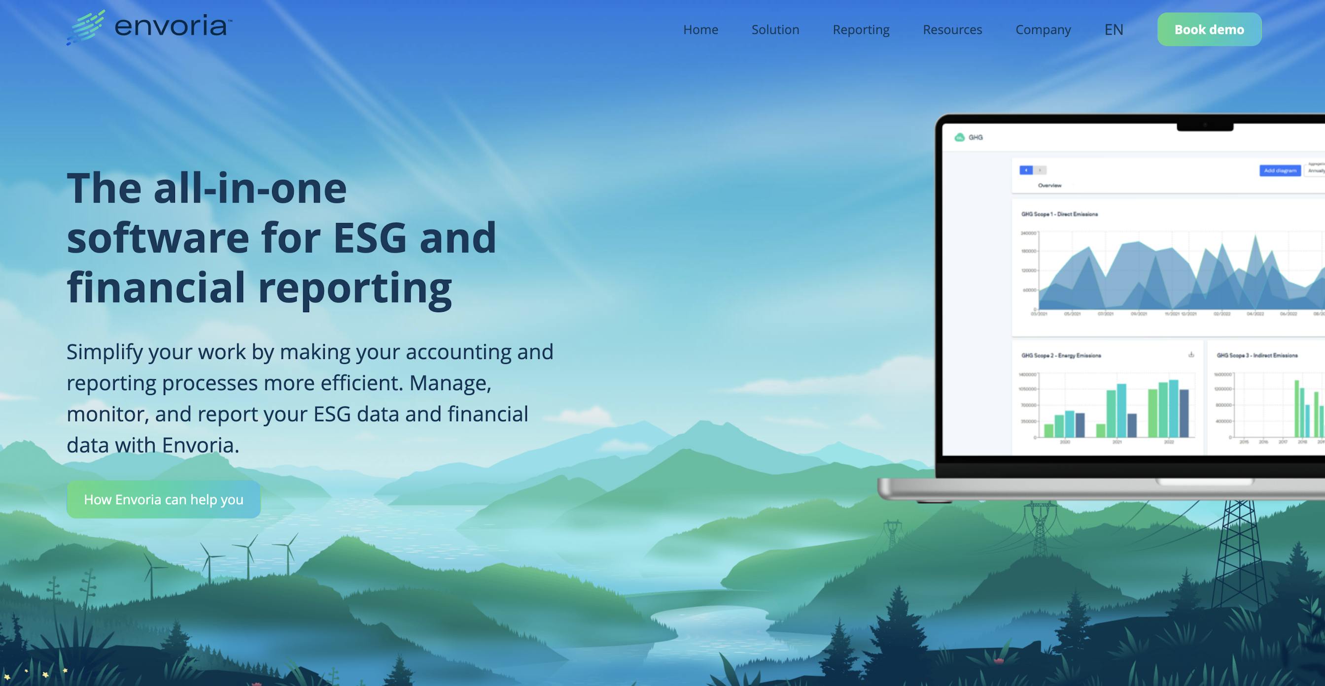 Envoria platform screenshot