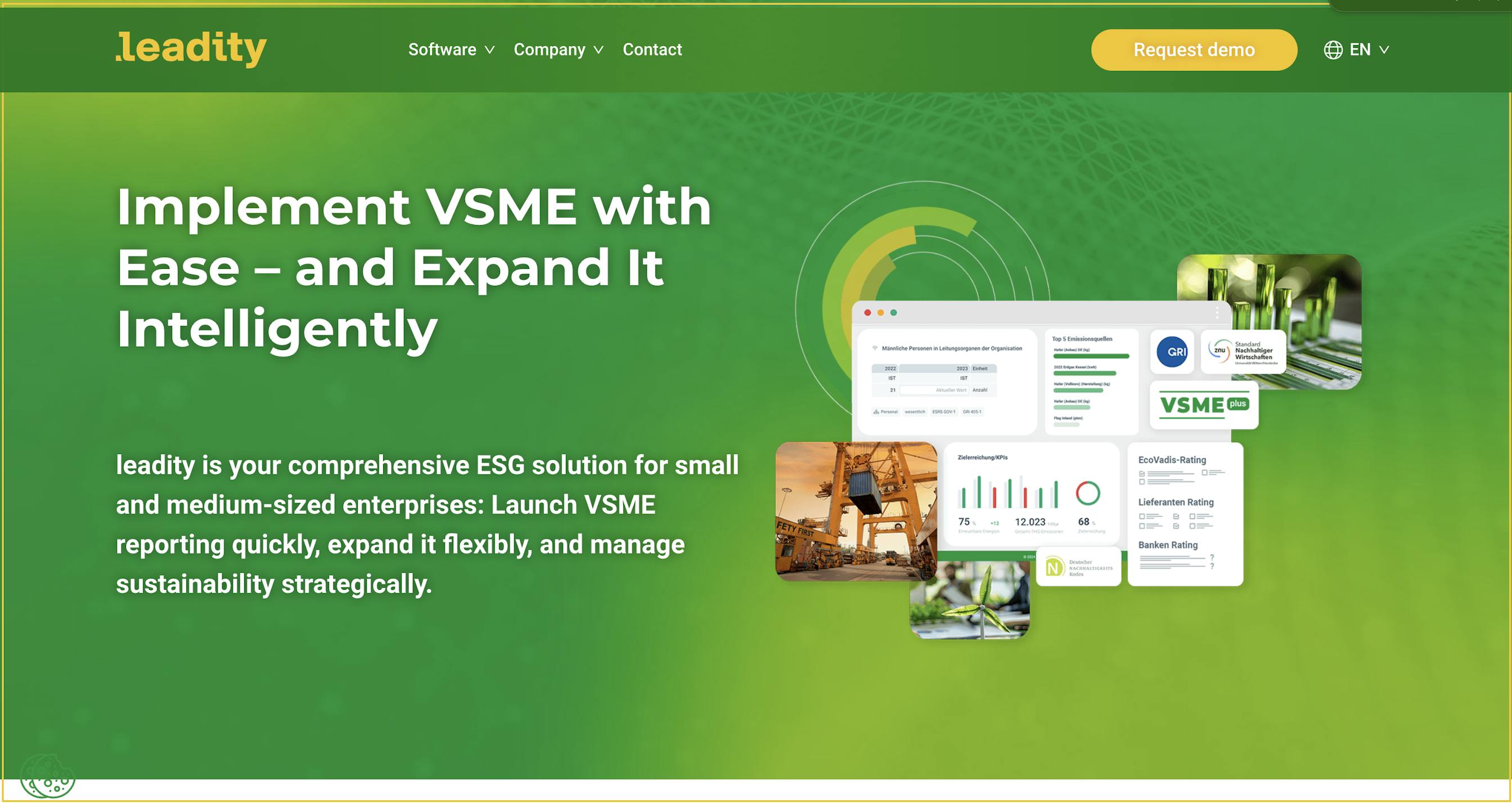 Leadity VSME screenshot