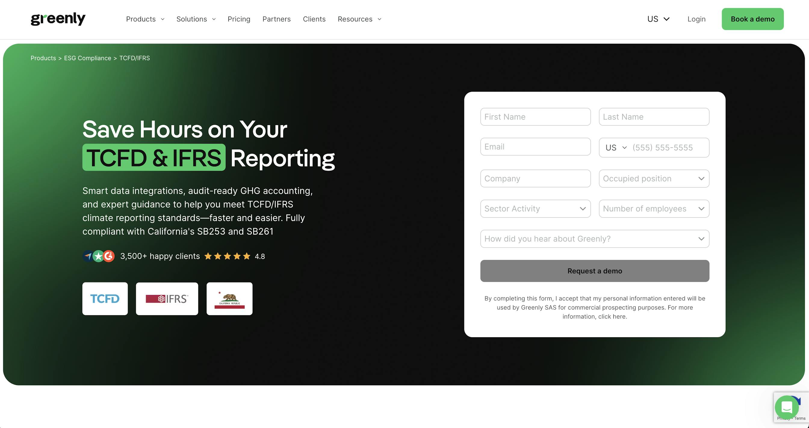 Greenly IFRS Screenshot