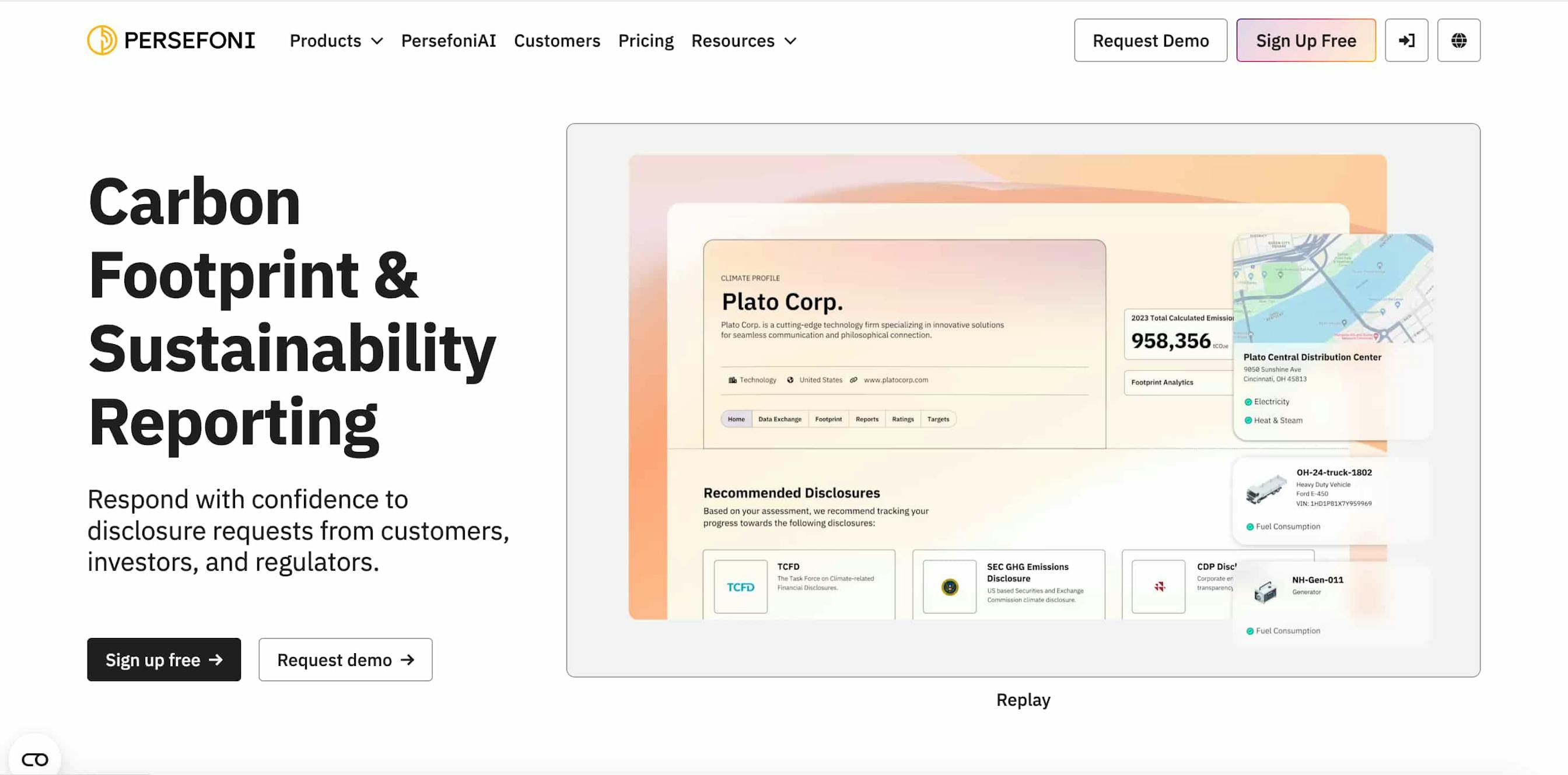 persefoni screenshot