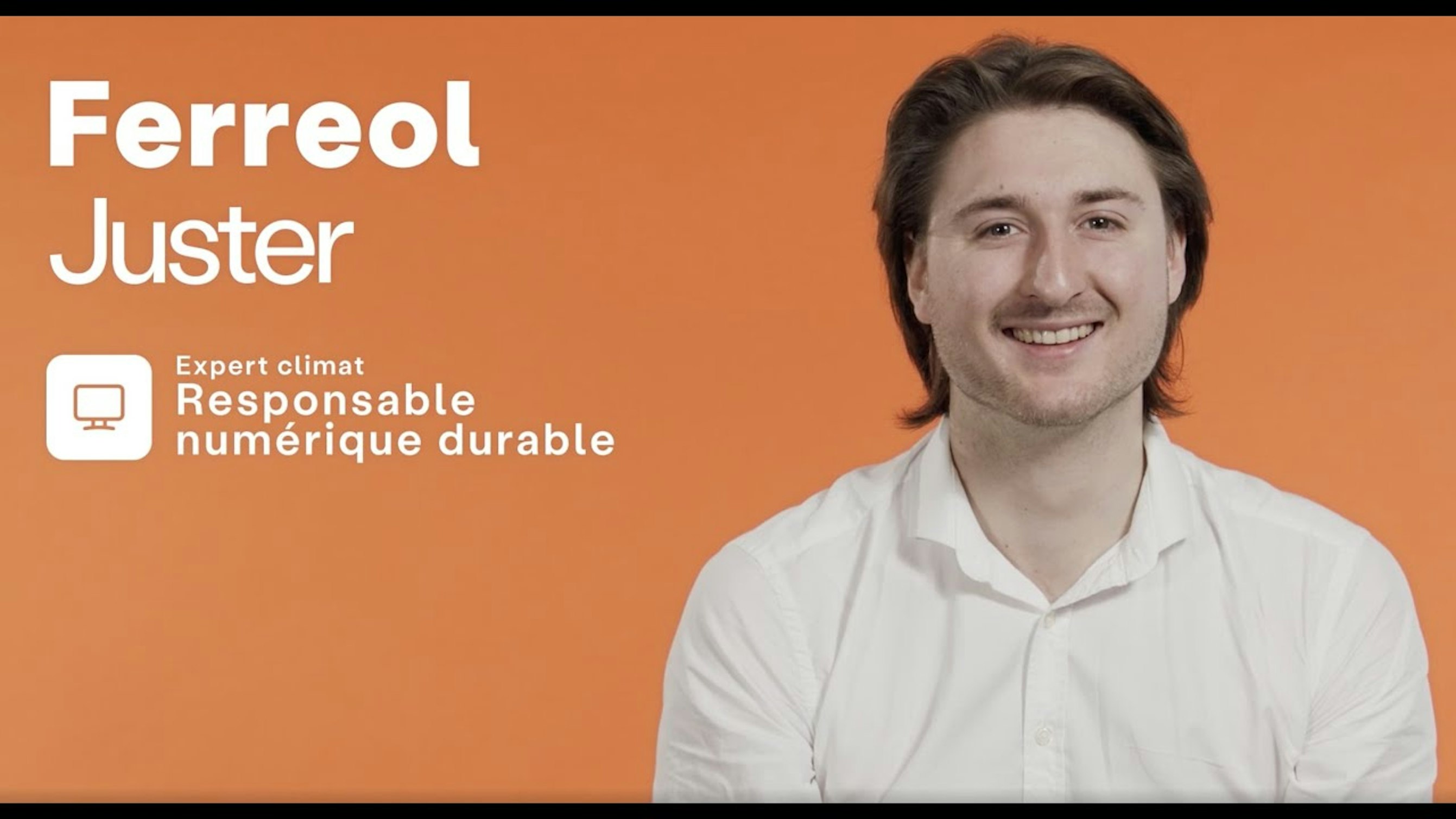 Ferreol Juster, Responsable numérique durable chez Greenly