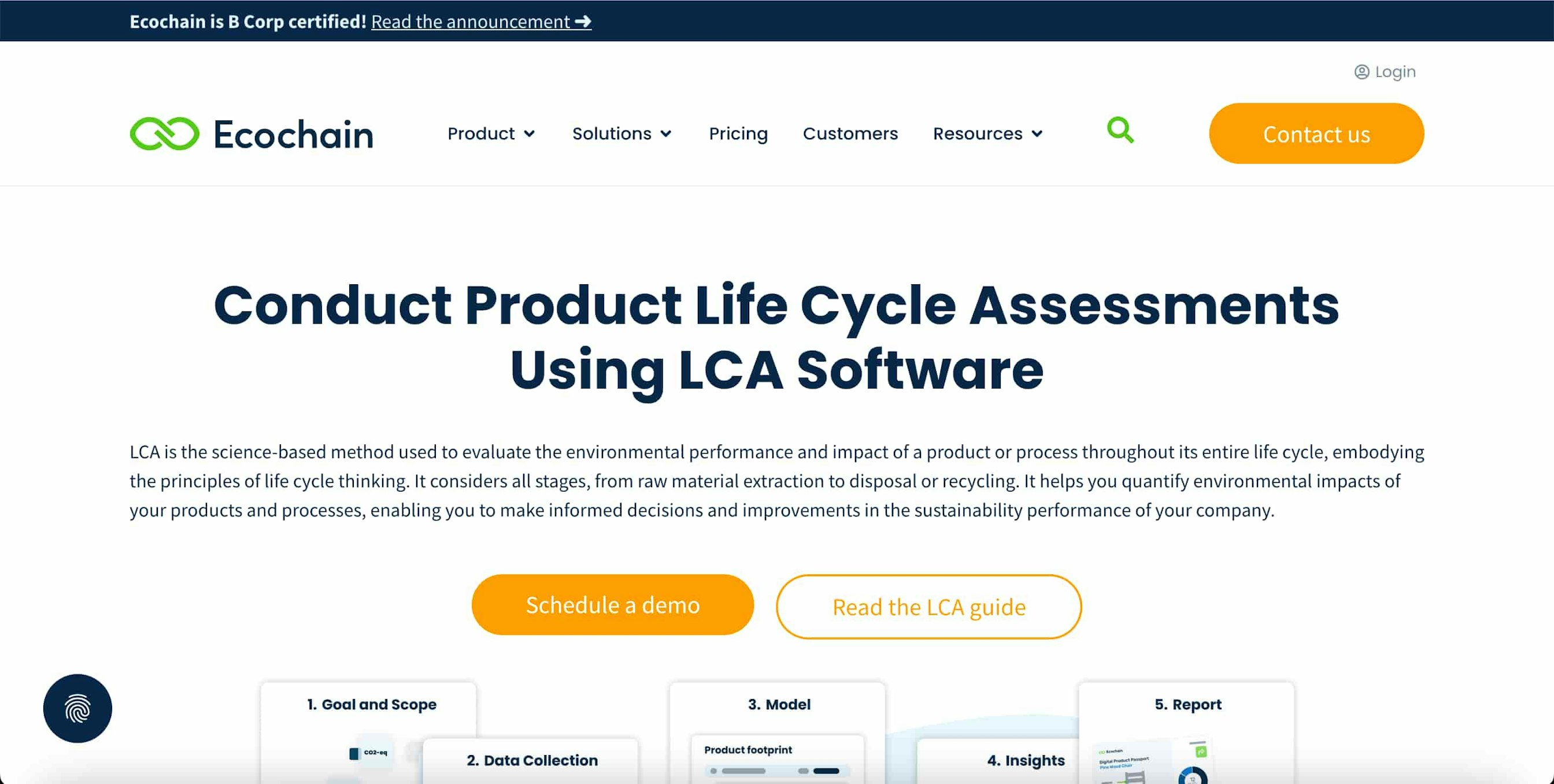 ecochain screenshot
