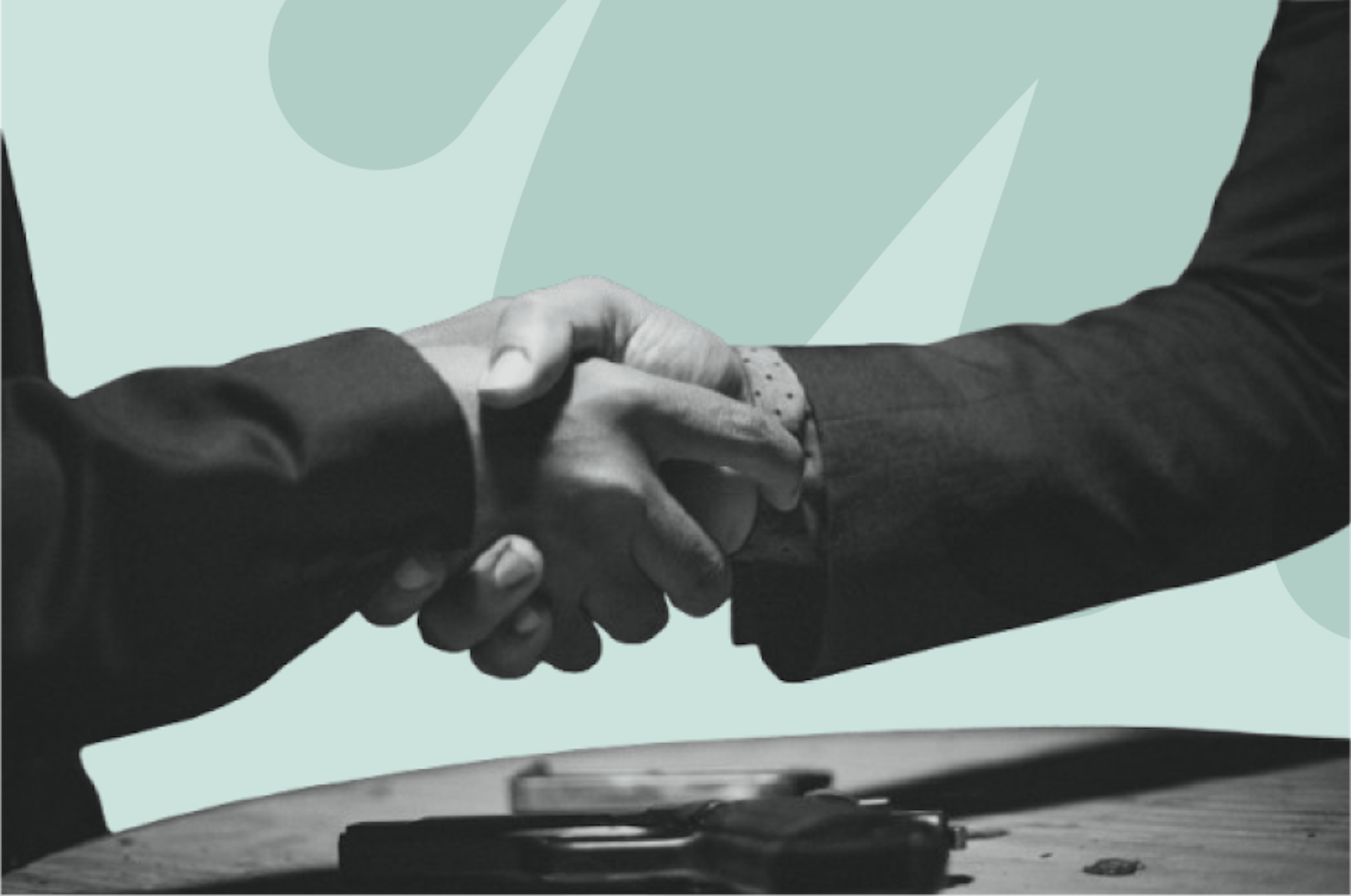 Handschlag zwischen zwei Personen