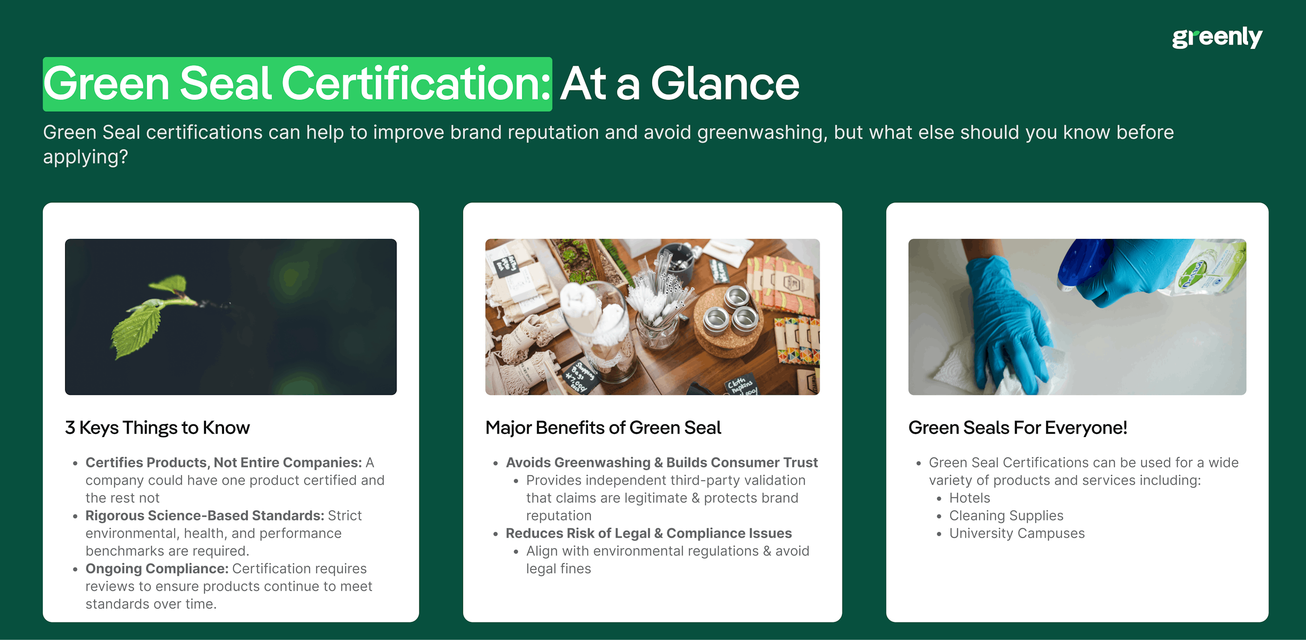 green seals infographic