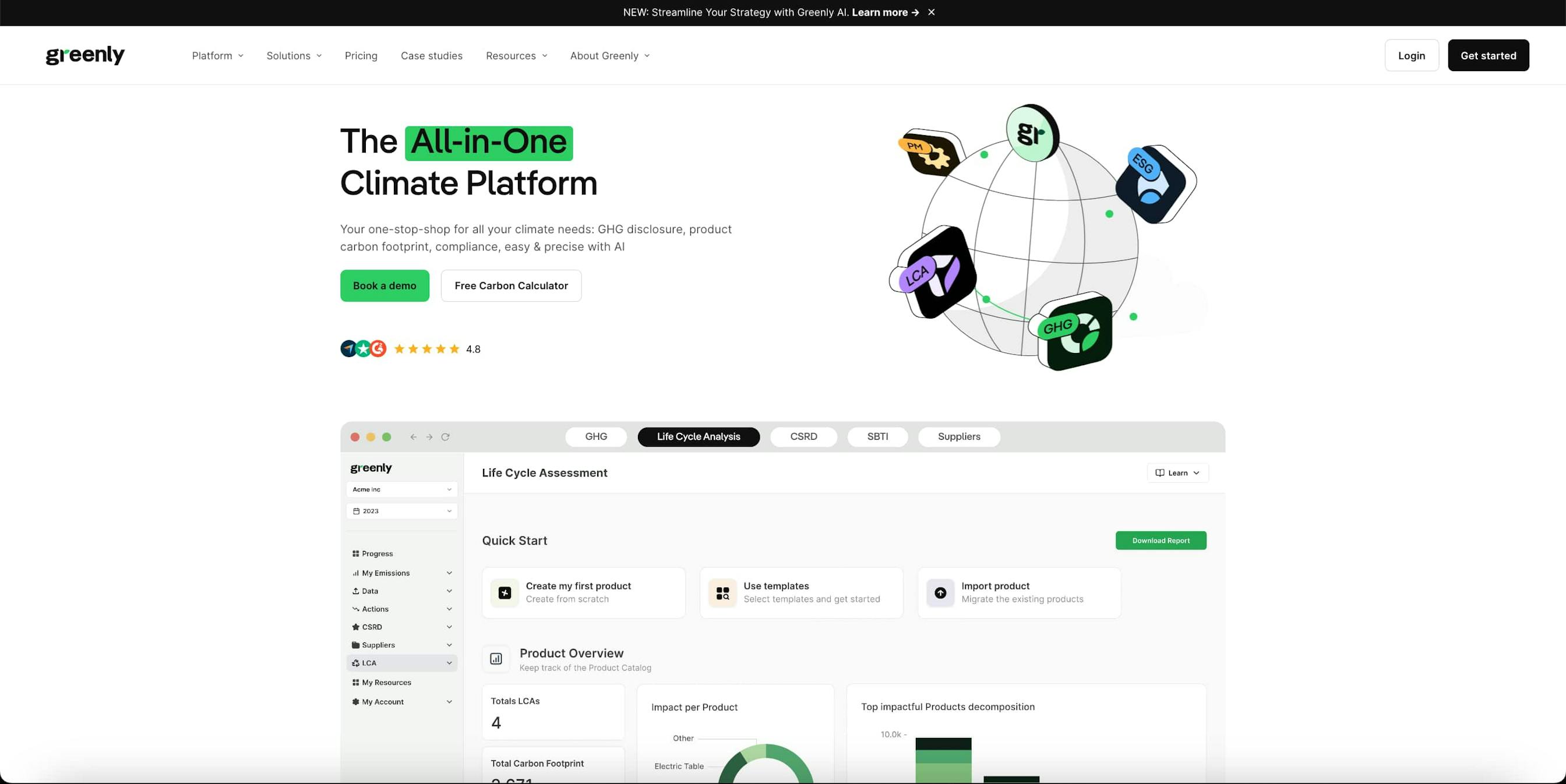 greenly page