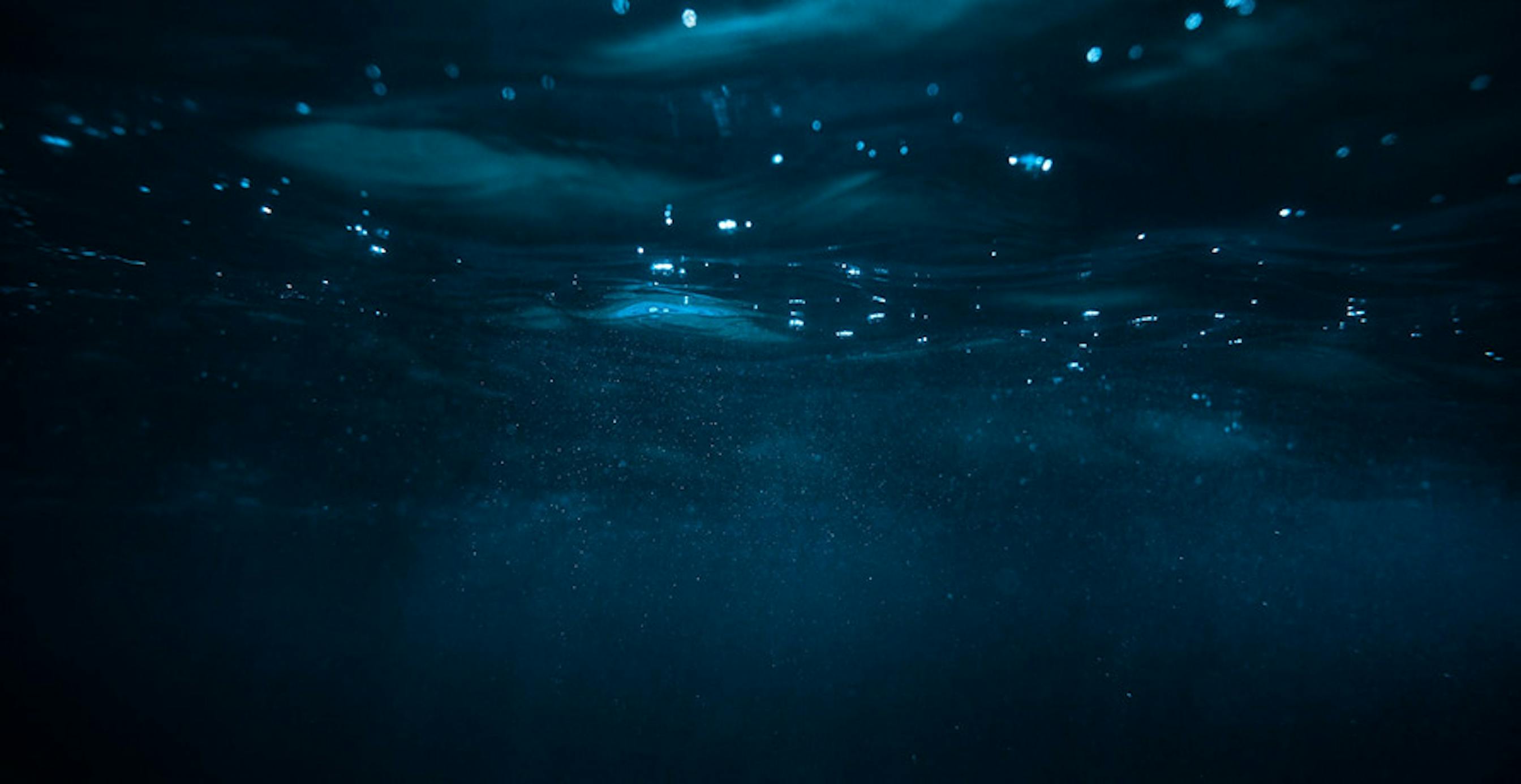 sous l'eau