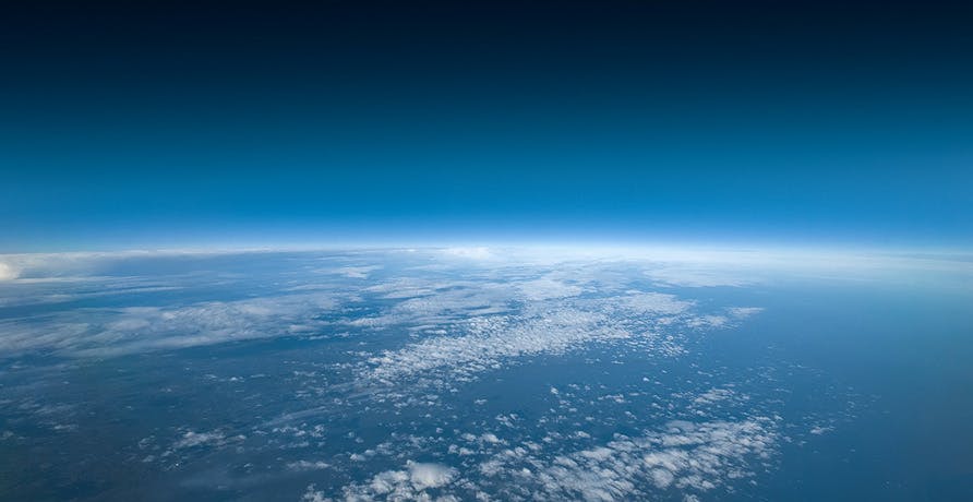 une vue de la terre