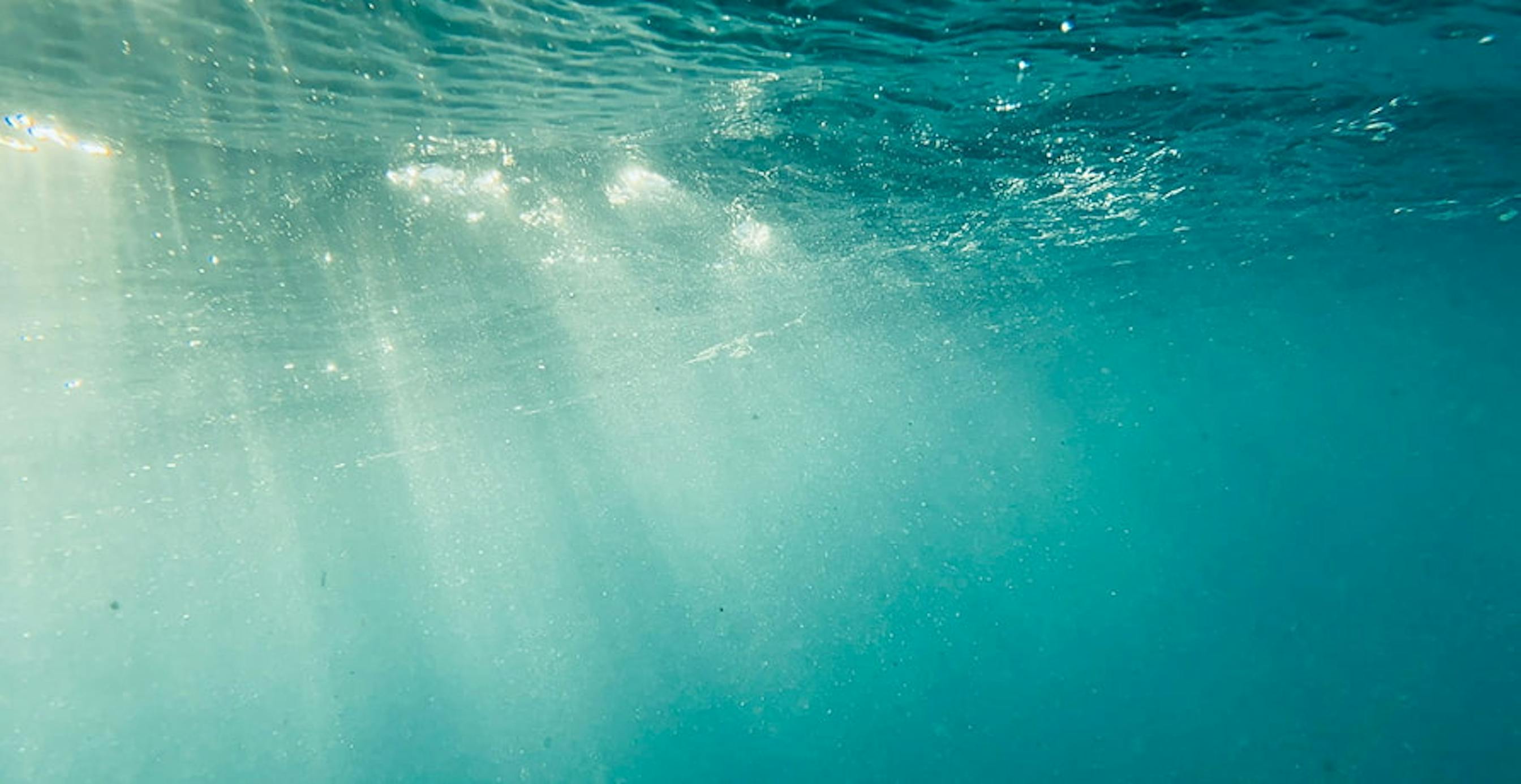 sous l'eau