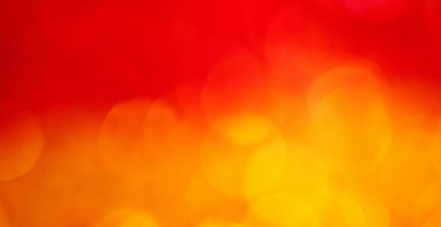 un fond orangé