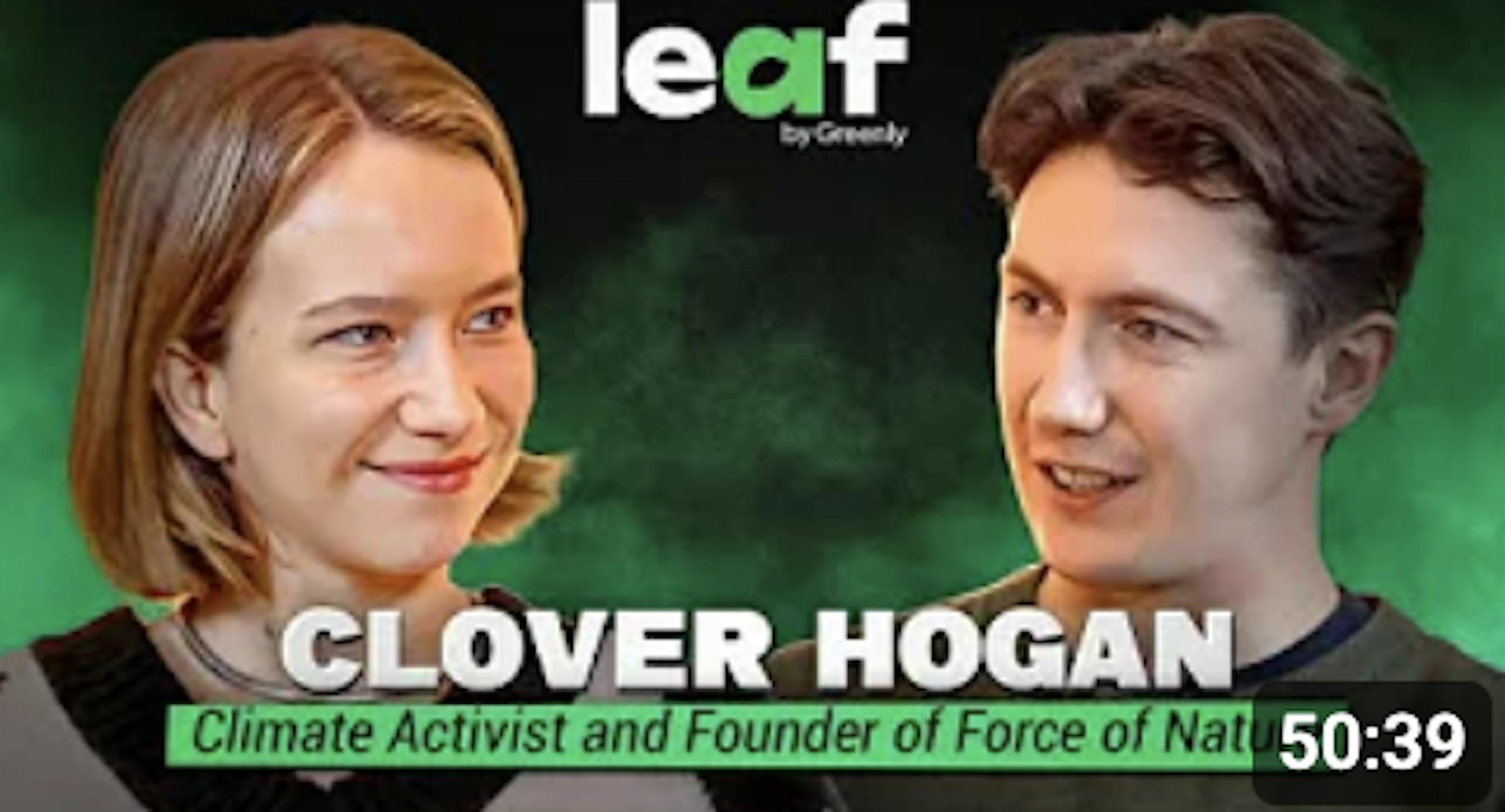 leaf media youtube thumbnail climate activism