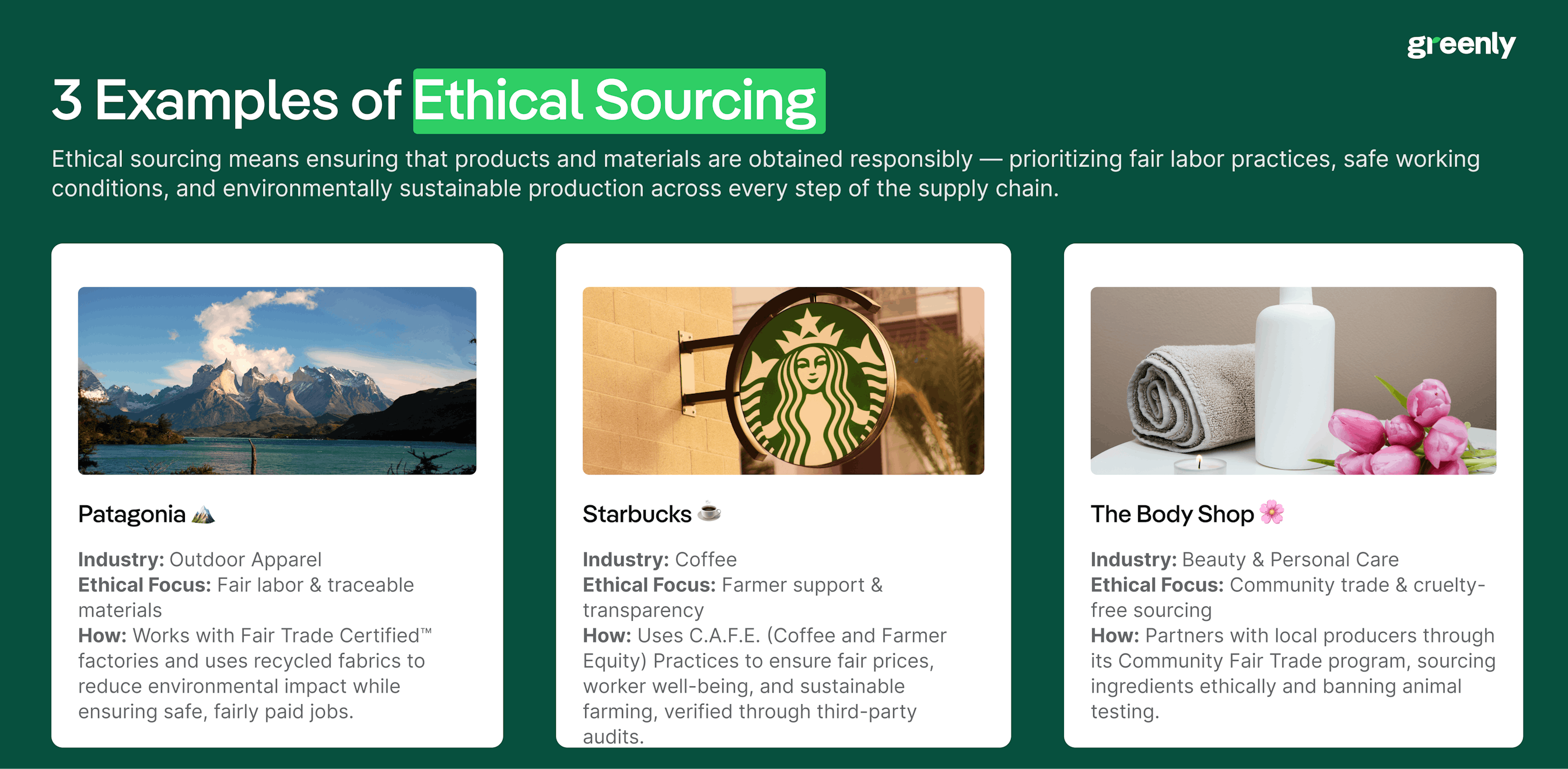 ethical sourcing infographic
