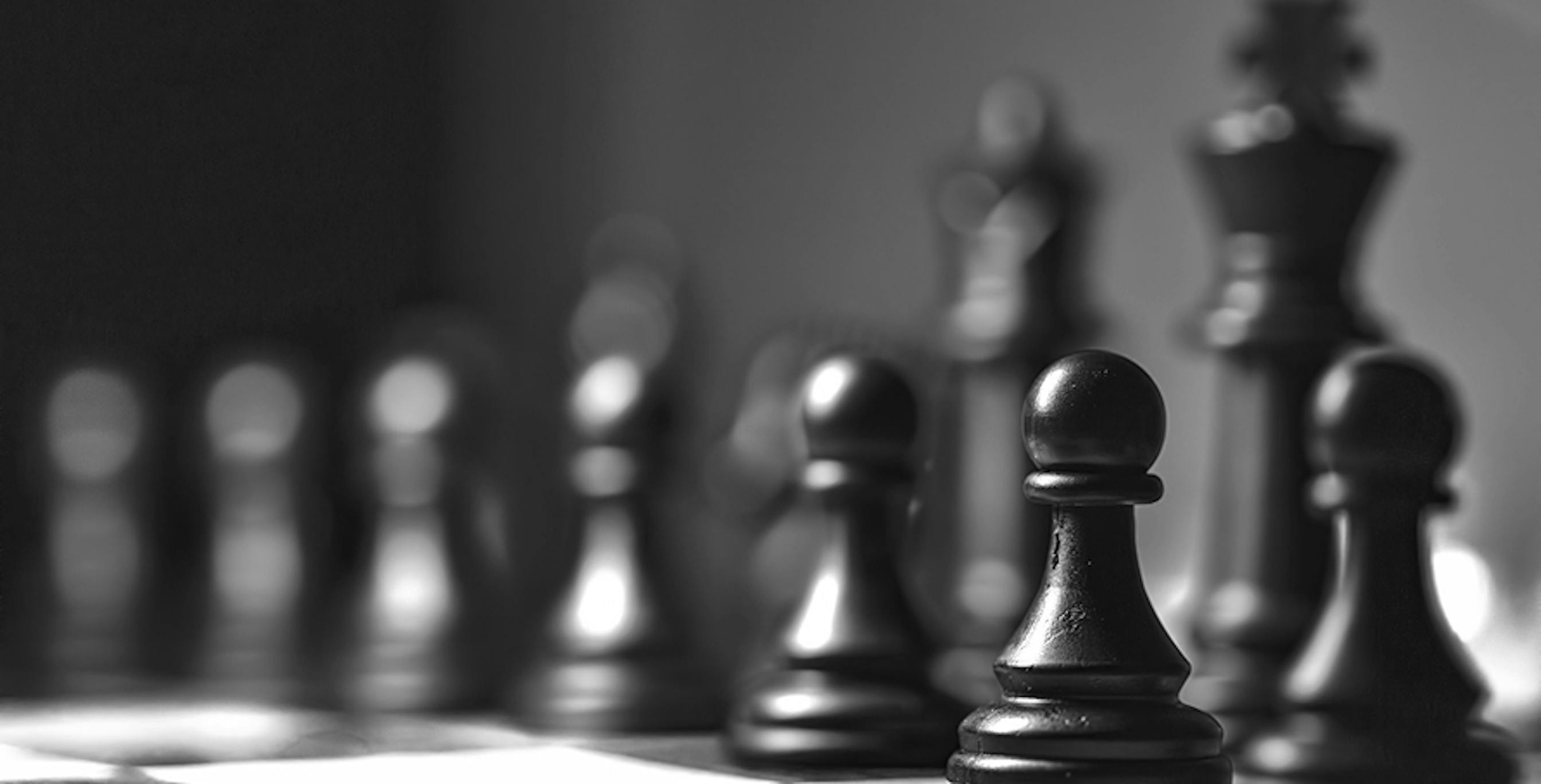 des pièces d'échecs