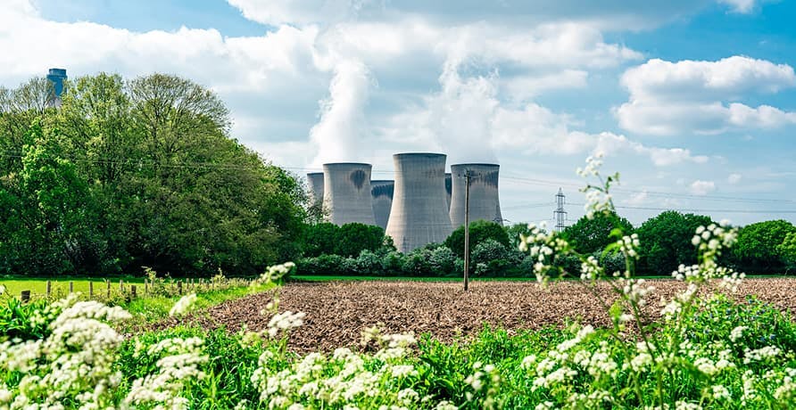 une centrale nucléaire