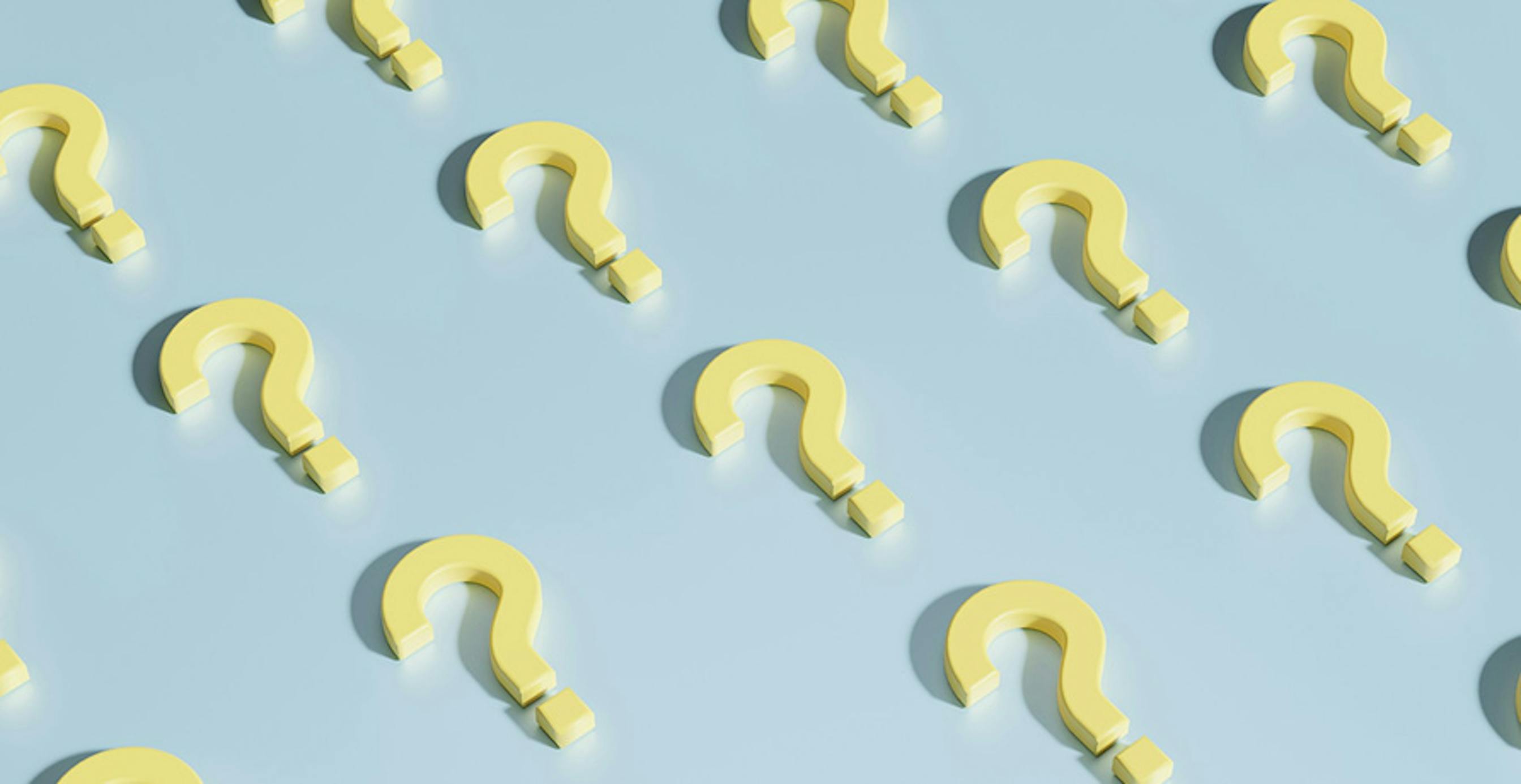 des points d'interrogation