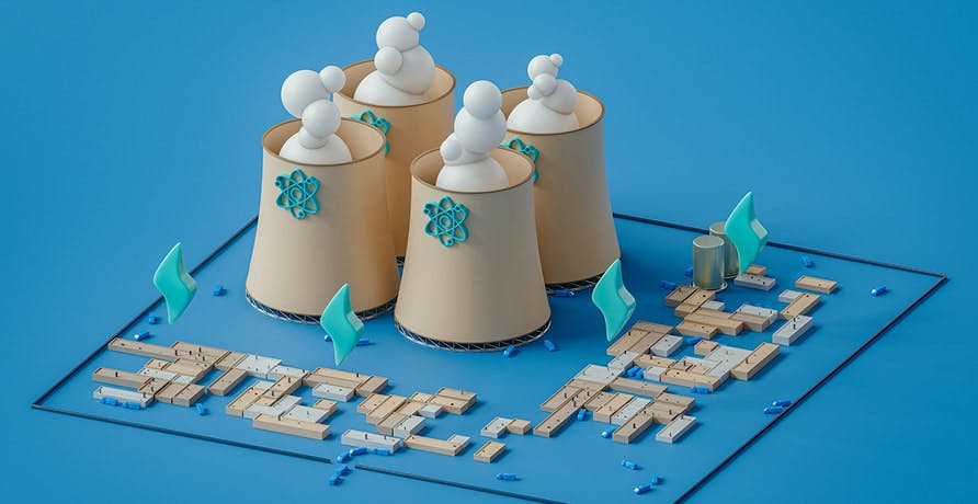 une image de centrales nucléaires