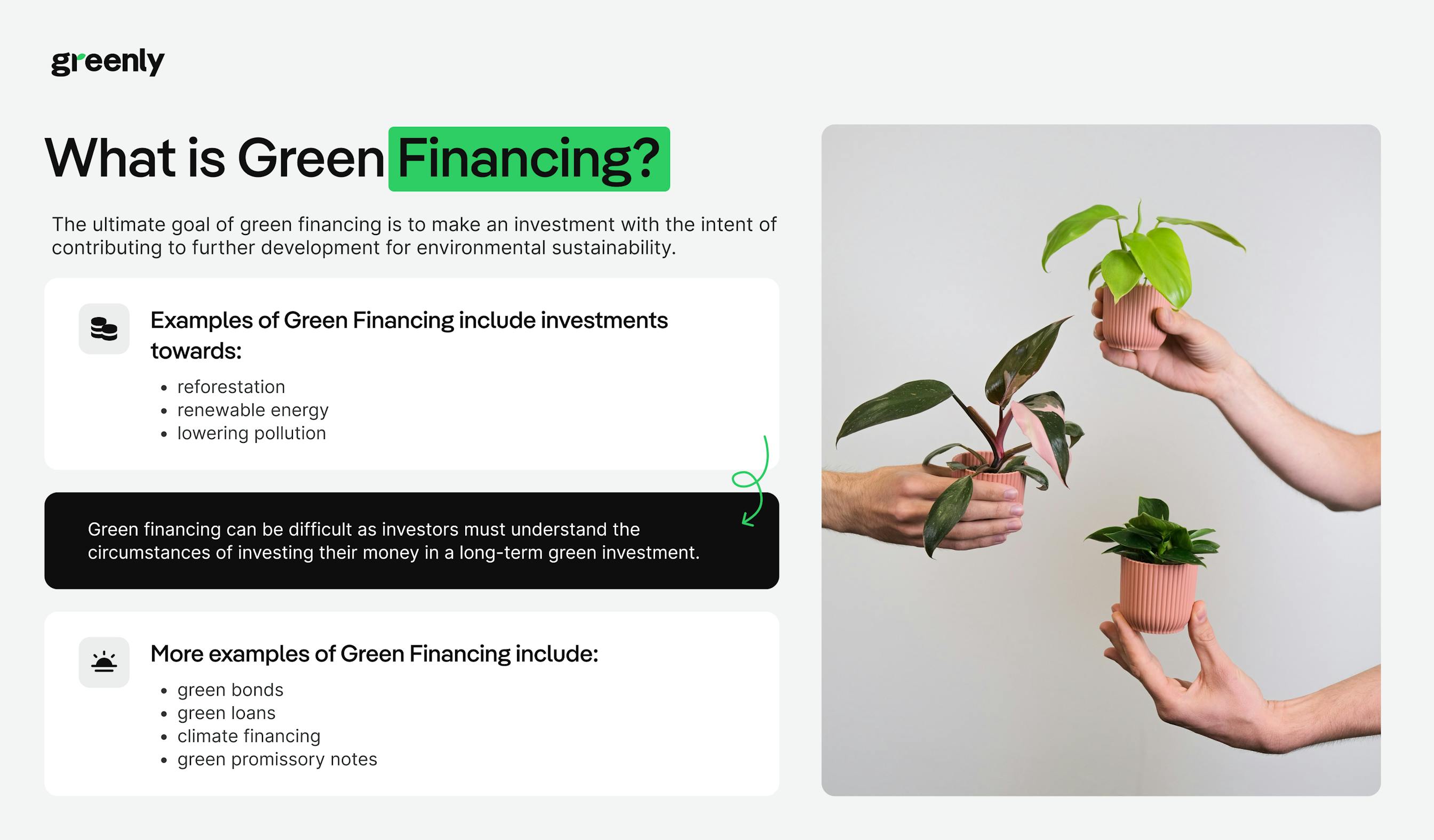 green financing infographic