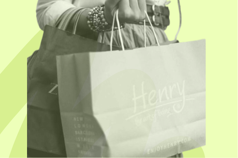 brown paper shopping bag