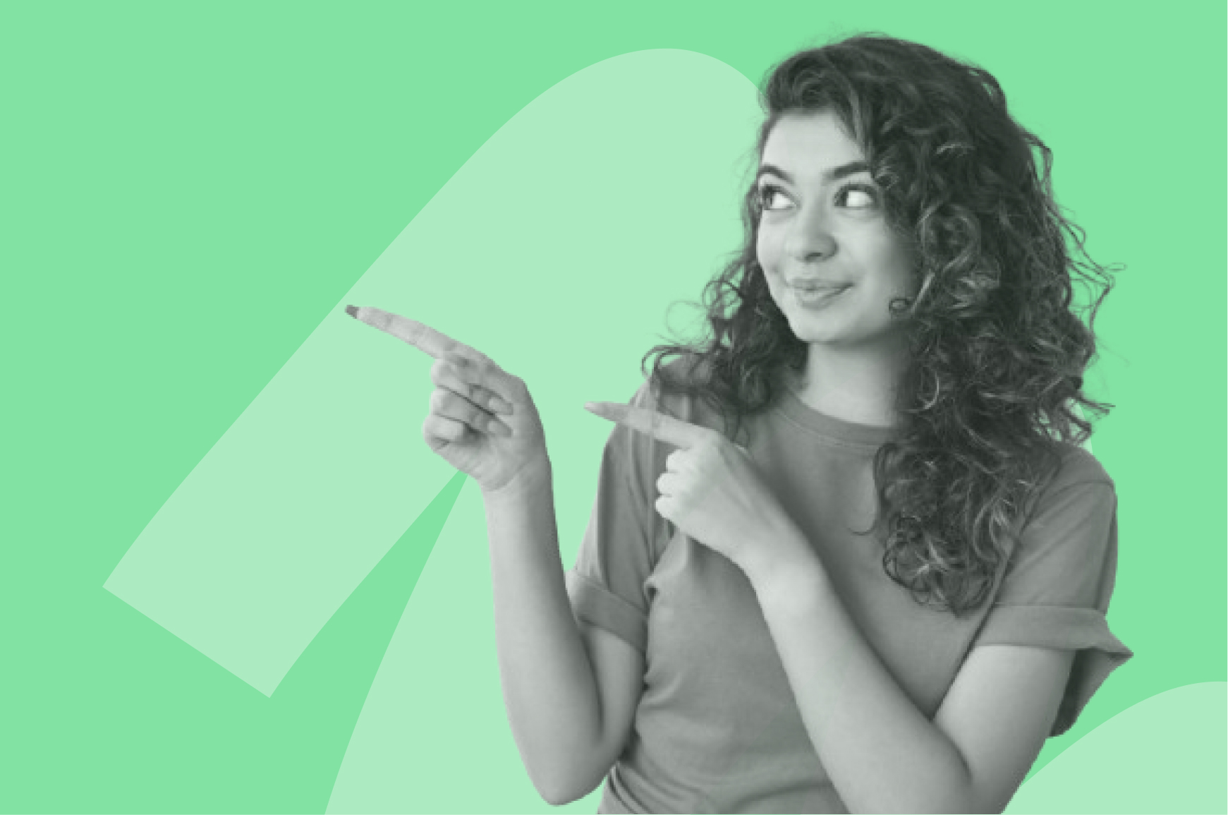 une personne regardant sur le côté