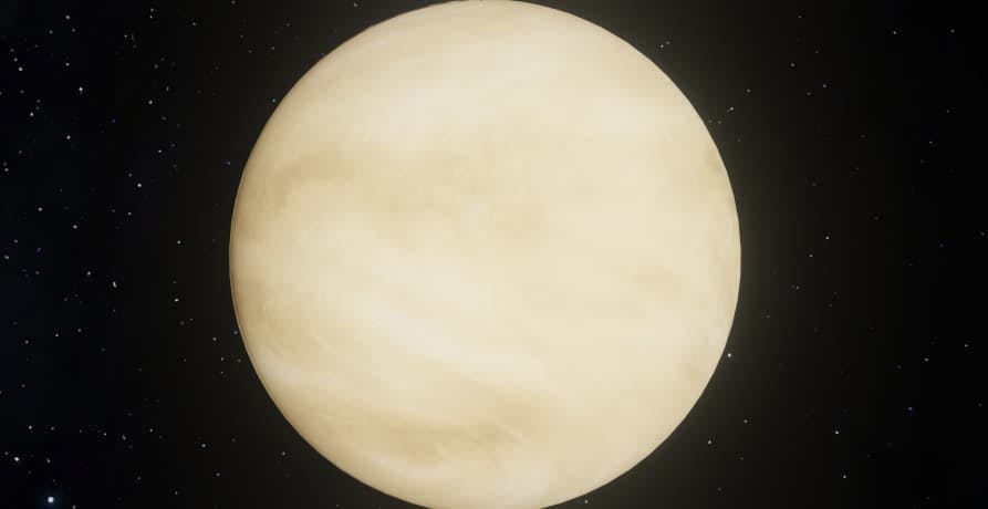the planet Venus