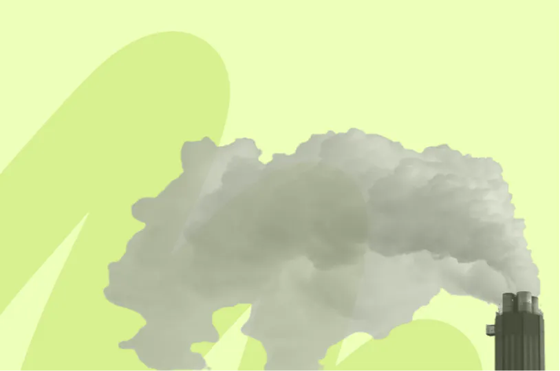 factory releasing pollution