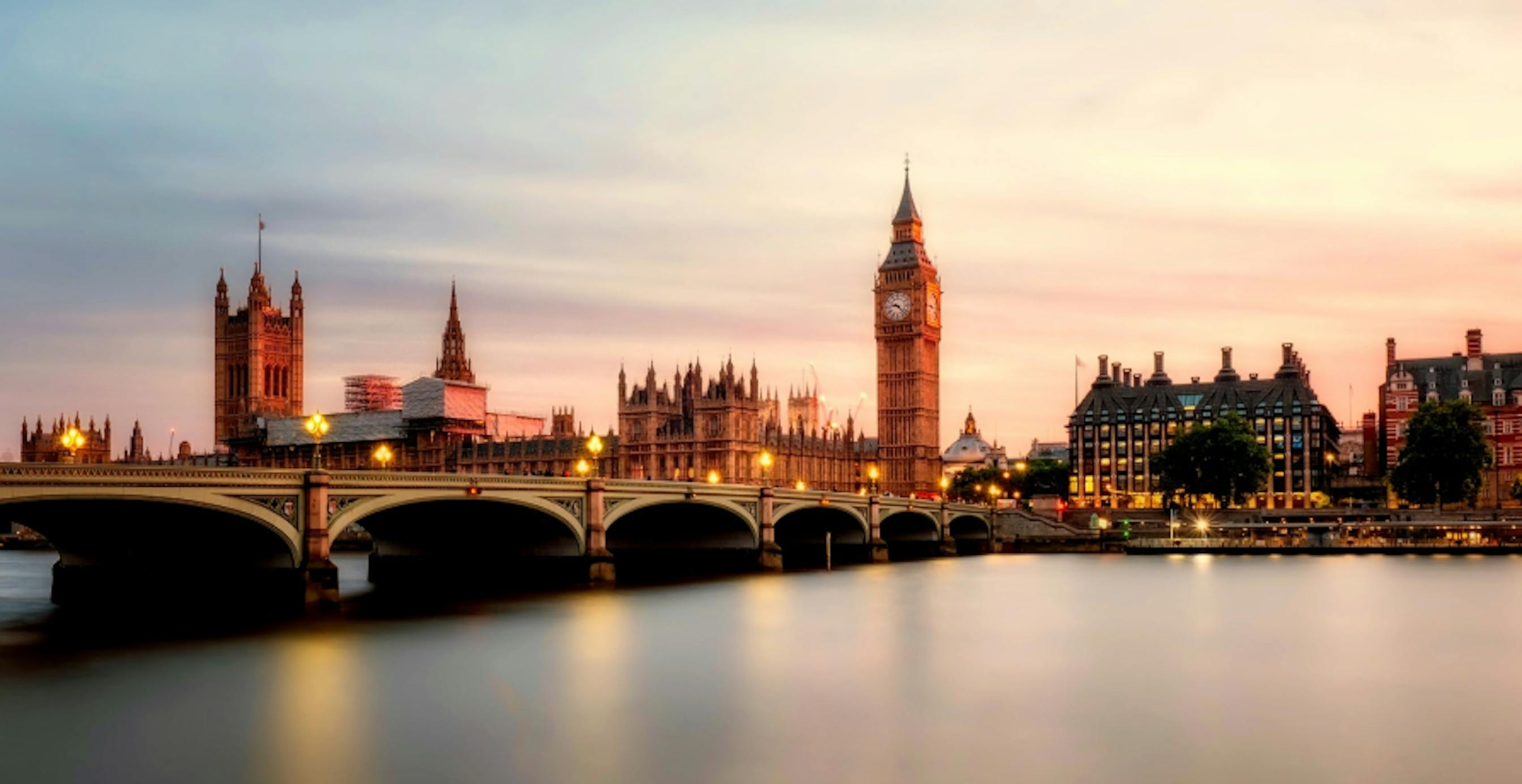 Westminster at sunset