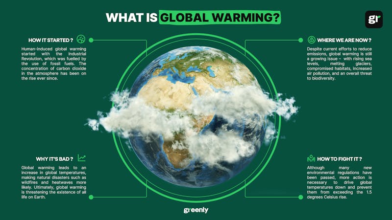 global warming infographic